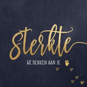 Sterkte we denken aan je wenskaart