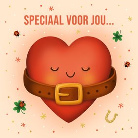Sterktekaart speciaal hart onder riem