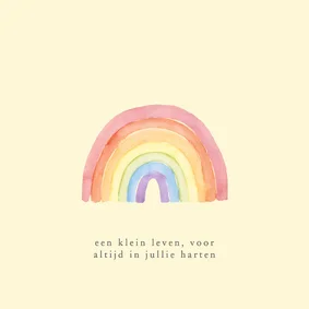 Sterktekaartje opa en oma jaardag stilgeboren kleinkind
