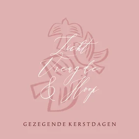 Stijlvolle kerstkaart gezegende kerst lijnillustratie duif