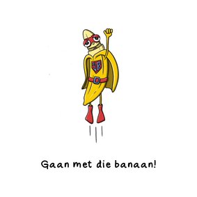 Succes gaan met die banaan kaart