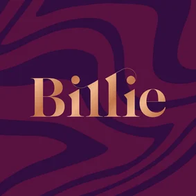 Trendy geboortekaartje swirl met koperfolie