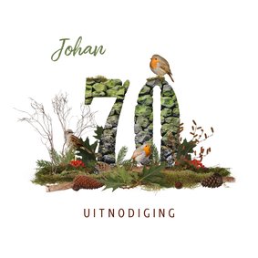 Uitnodiging 70 jaar vogels en bos