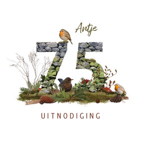 Uitnodiging 75 jaar vogels en bos