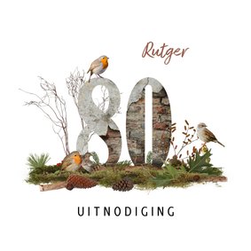 Uitnodiging 80 jaar vogels en bos