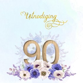 Uitnodiging 90 jaar anemonen