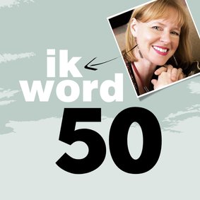 Uitnodiging ik word 50 en dat moet gevierd worden