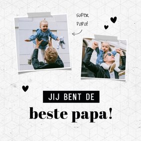 Vaderdag jij bent de beste papa grafisch