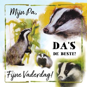 Vaderdag kaart mijn pa DAS de beste!