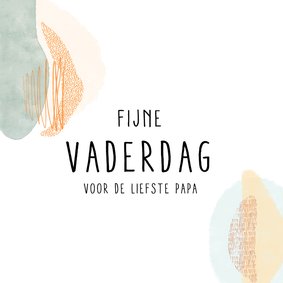 Vaderdagkaart de liefste papa