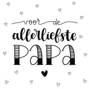 Vaderdagkaart - Voor de allerliefste papa!