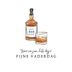 Vaderdagkaart whiskey fijne vaderdag chill opa