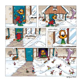 Vakantie Loeki kabouters wintersport