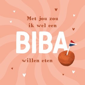 Valentijnsdag bitterbal biba grappig bopla