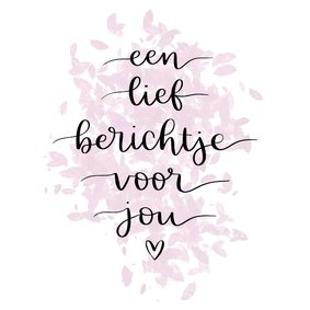 Valentijnskaart - Een lief berichtje voor jou II