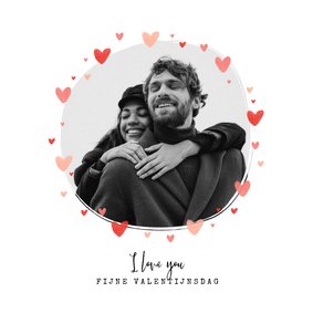 Valentijnskaart foto hartjes persoonlijk liefde 