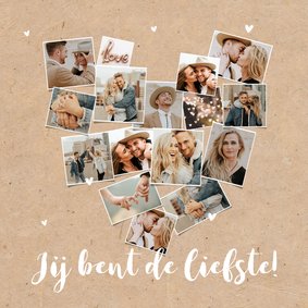 Valentijnskaart fotokaart collage hart kraft hip