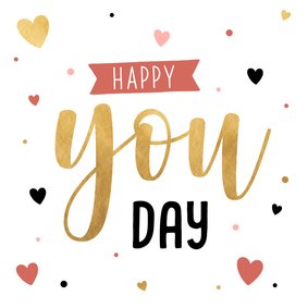 Valentijnskaart happy you day