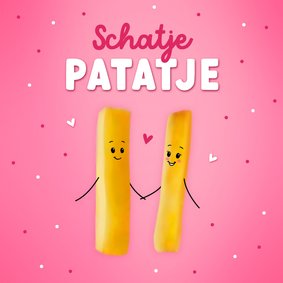 Valentijnskaart humor patatjes