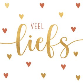 Valentijnskaart liefs hartjes