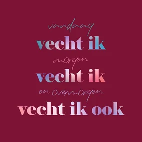 Vechten tegen kanker