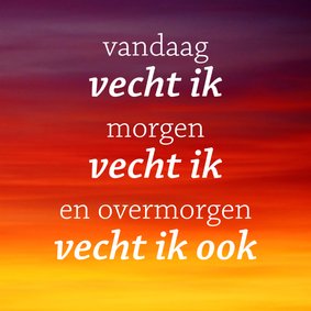Vechten tegen kanker