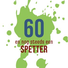 Verjaardag Een spetterende felicitatie