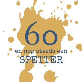 Verjaardag Een spetterende felicitatie