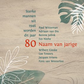 Verjaardag Sterke mannen uit 1946