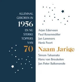 Verjaardag sterke mannen uit 1956