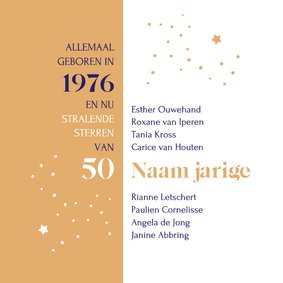 Verjaardag Sterren uit 1976