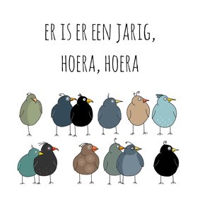 Verjaardag - Vogel, je bent jarig!