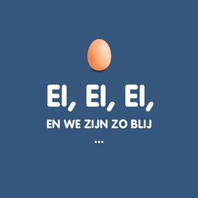 Verjaardagskaart man ei humor foto eenvoudig