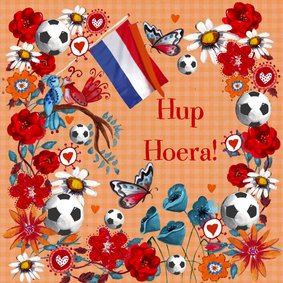 Voetbal Verjaardag Oranje Cartita Design