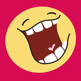 Wenskaart - Blije smiley