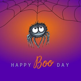 Wenskaart halloween Happy Boo day