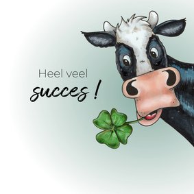 Wenskaart heel veel succes