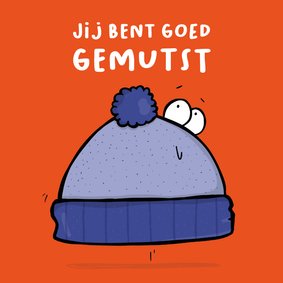 Wenskaart jij bent goed gemutst