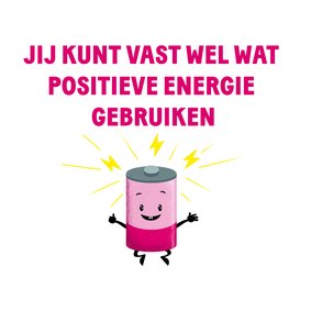 Wenskaart positieve energie - Essent