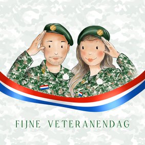 Wenskaart veteranendag