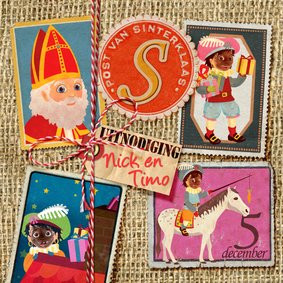 YVON sinterklaas hip cool zegels