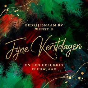 Zakelijke kerstkaart stijlvol design