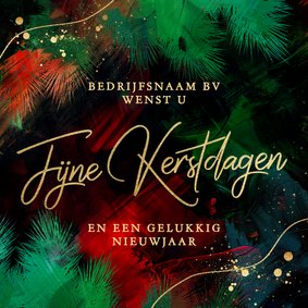 Zakelijke kerstkaart stijlvol design