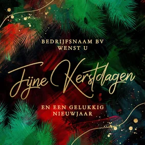 Zakelijke kerstkaart stijlvol design