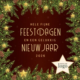 Zakelijke kersttakken met sterren