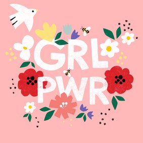 Zomaar kaart girl power