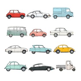 Zomaar kaart oldtimers auto