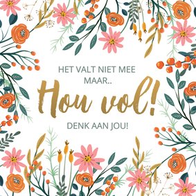 Zomaar met veel bloemen