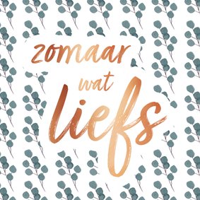 Zomaar - zomaar wat liefs