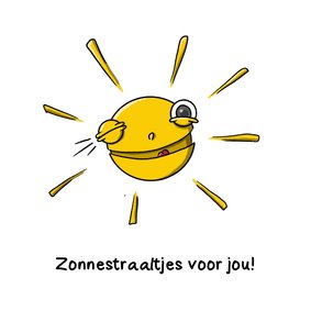 Zomaar zonnestraaltjes voor jou kaart